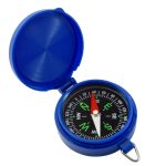Brújula escolar, con cordón para colgar, azul