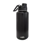 Cilindro térmico de acero inoxidable, 950 ml, negro martillado