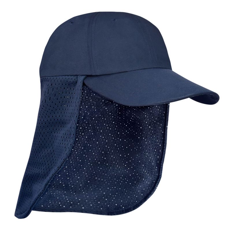 Gorra pescador con faldón de malla, fishing, navy