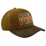 Gorra con cintillo de ajuste y hebilla, Camping, camel