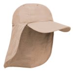 Gorra pescador con faldón de malla, back to nature, beige