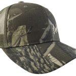 Gorra "Survival" con malla y ajustador de velcro, verde camuflaje