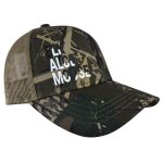 Gorra con malla y ajustador de velcro, ELK, ALCE, MOOSE, verde camuflaje