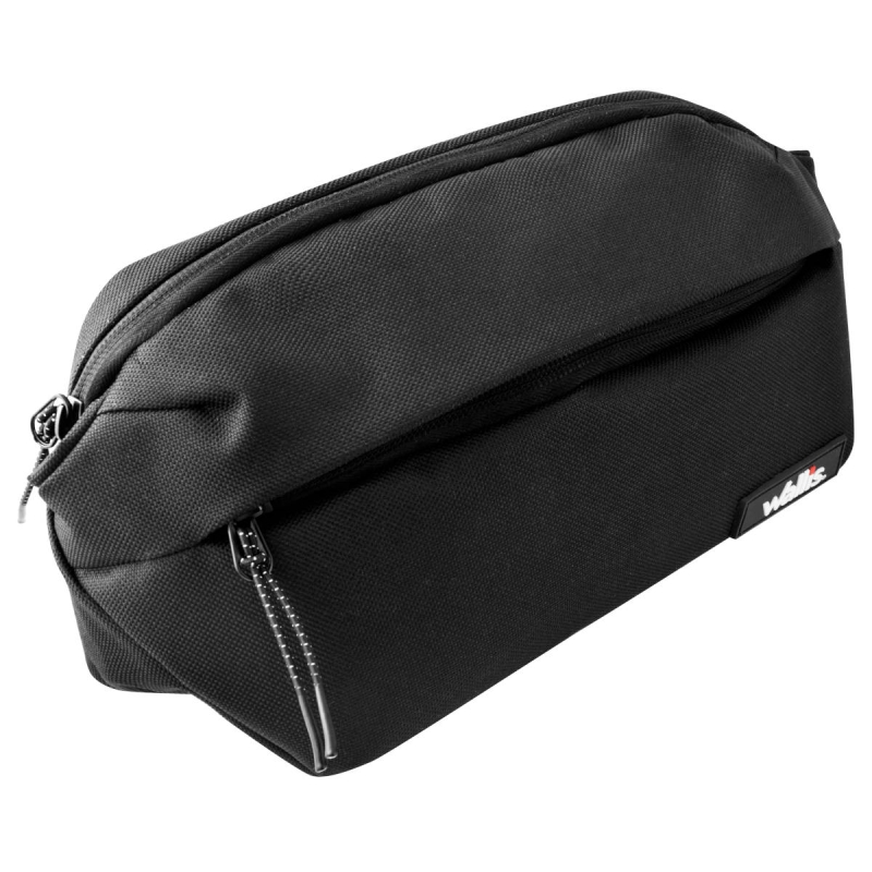 Cangurera c/ 2 compartimientos, tecnología anti clonación (RFID), correa ajustable, negro