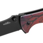 Navaja de bloqueo diseño "águila", acero inoxidable con clip