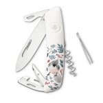 Navaja EDICION ESPECIAL Standard D03 WINTER SPARROW, 11 funciones, blanco