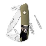 Navaja WILD LIFE Standard TT03 GRIZZLY, 11 funciones, olivo