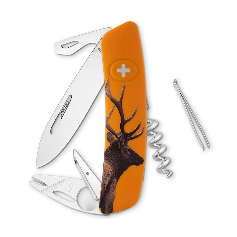 Navaja WILD LIFE Standard TT03 BULL ELK, 11 funciones, naranja