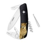 Navaja WILD LIFE Standard TT03 CHEETAH, 11 funciones, negro
