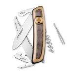 Navaja POLISHED Standard D05, 13 funciones, madera laminada blanca