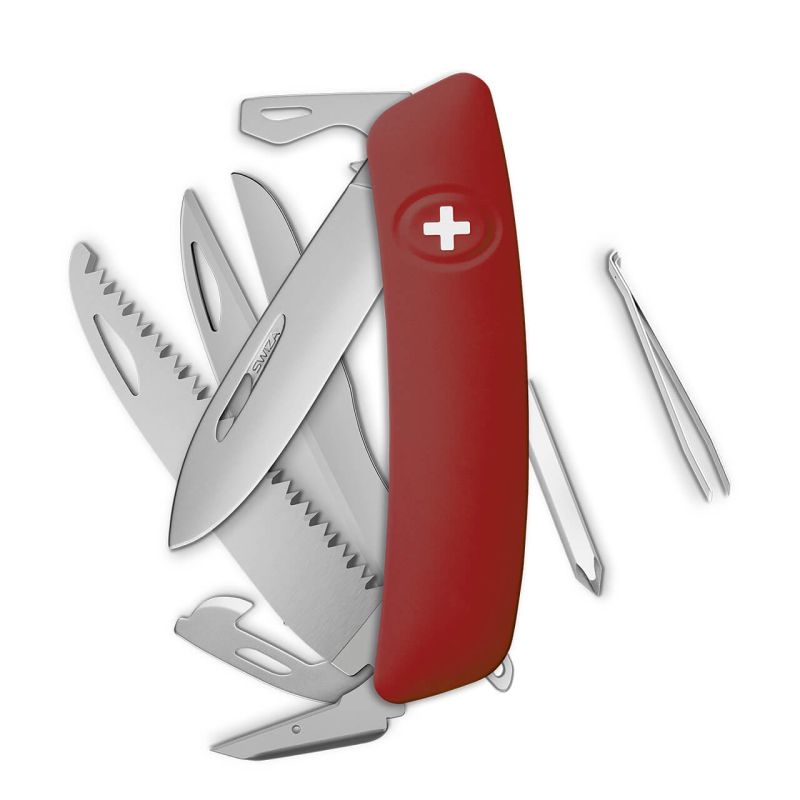 Navaja ALLMATT Standard D10 R, 14 funciones, rojo oscuro