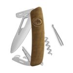 Navaja Le Néo-Rétro ALLMATT Single Hand SH03 R, 12 funciones, madera nogal