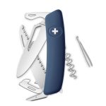 Navaja POLISHED Single Hand SH05 R, 13 funciones, azul oscuro