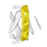 Navaja POLISHED Single Hand SH06 TR Wavy Edge, 13 funciones, camo velor moss