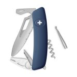 Navaja ALLMATT Single Hand Wavy Edge SH03 TR-TT, 12 funciones, azul oscuro