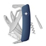 Navaja ALLMATT Single Hand SH09TR-HUTT, 14 funciones, azul oscuro