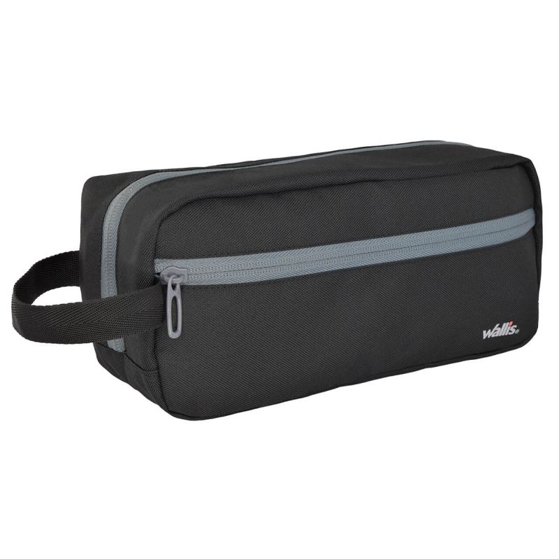 Neceser con correa para mano, negro