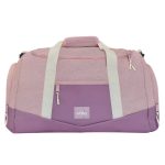 Maleta deportiva y viaje 35 L semi-impermeable, rosa jaspeado con lila